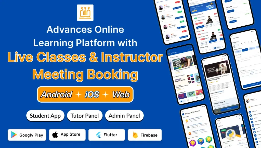 DTLearning: Online Learning Courses - Books - Quiz LMS Flutter App (Android-iOS-Web) with Admin Panel