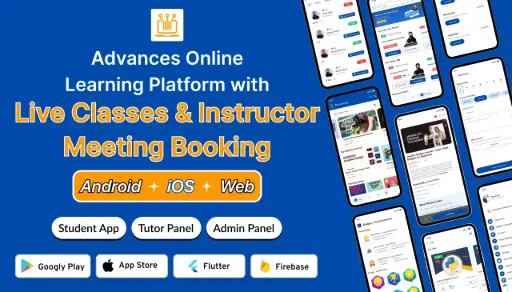 DTLearning: Online Learning Courses - Books - Quiz LMS Flutter App (Android-iOS-Web) with Admin Panel